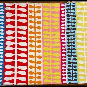 IKEA Multicolor Retro Curtains! 2 Panels!